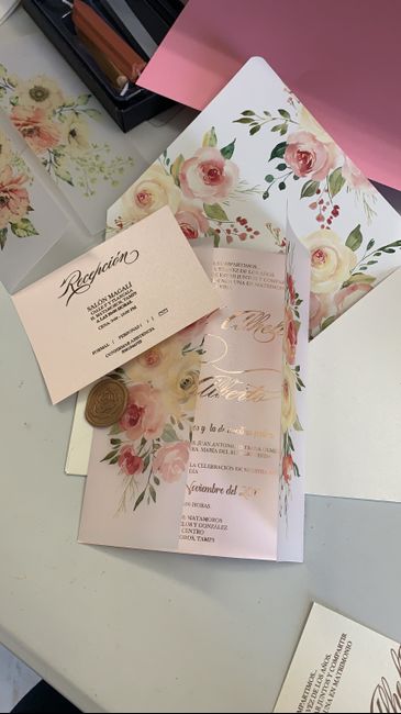 Si...ya tengo mis invitaciones 🥰🥰 3