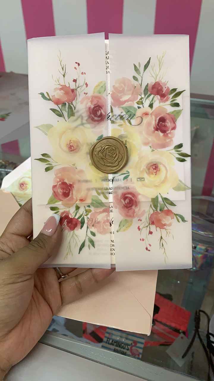 Si...ya tengo mis invitaciones 🥰🥰 - 1