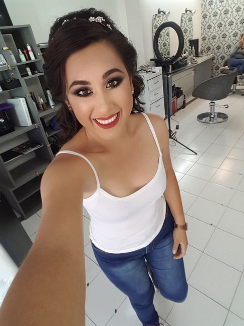 Mi prueba de maquillaje y peinado - 1