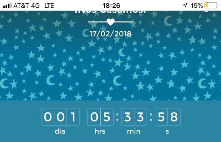 ¡Escribe los días que faltan para tu boda! - 1