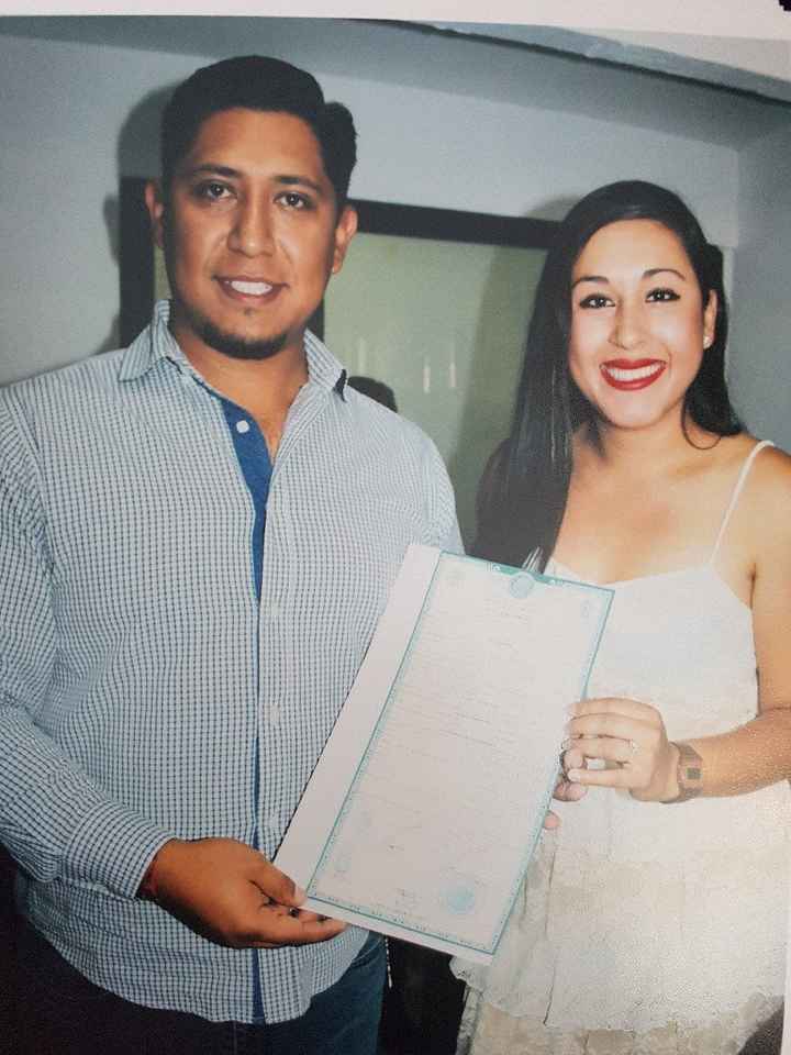 Ya soy señora, mi boda civil 😍😘 25 de abril 2018 - 1