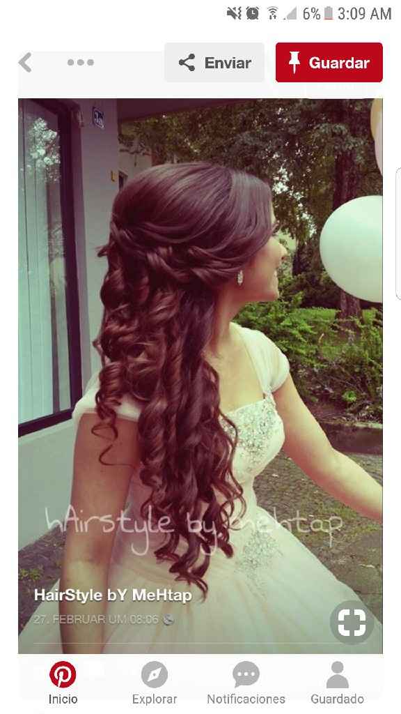 Peinados recogidos contra semirecogido a cual le vas? - 9