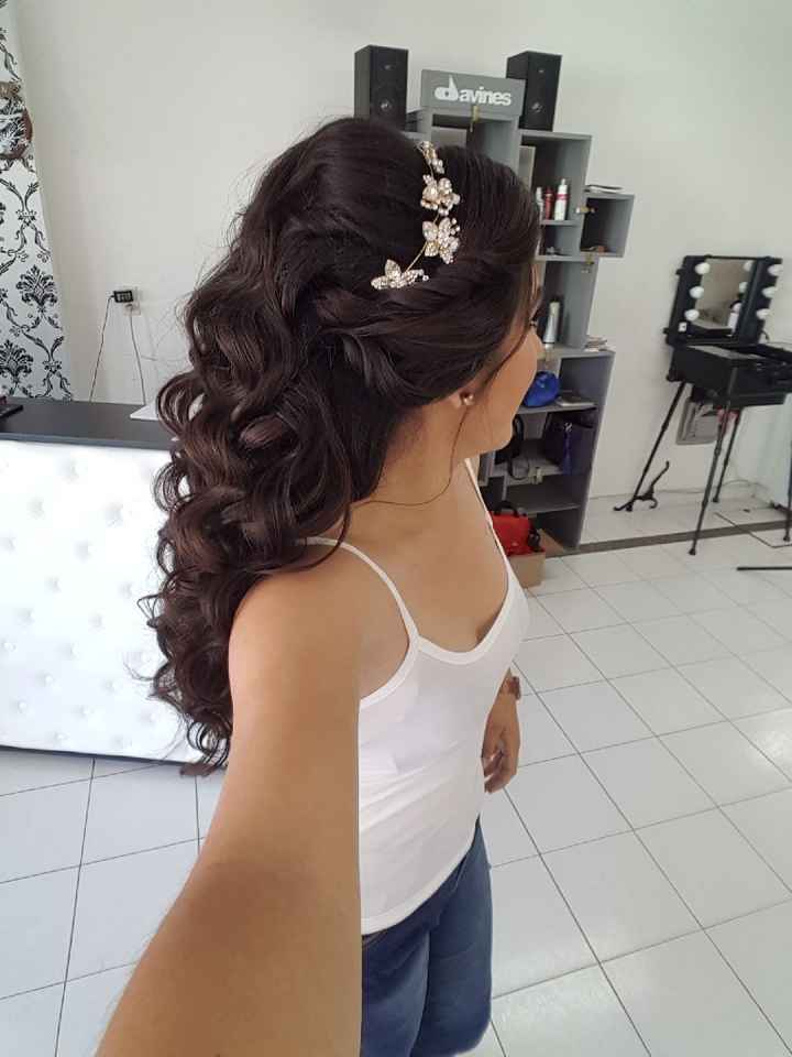 Mi prueba de maquillaje y peinado - 1