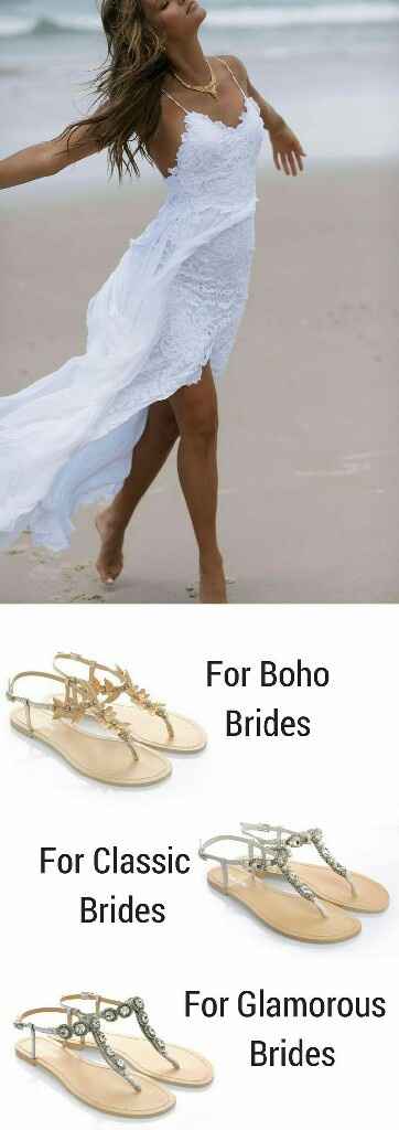 Tipo de zapato para playa - 1