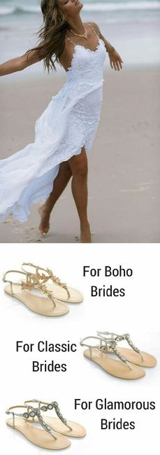 Tipo de zapato para playa - 1