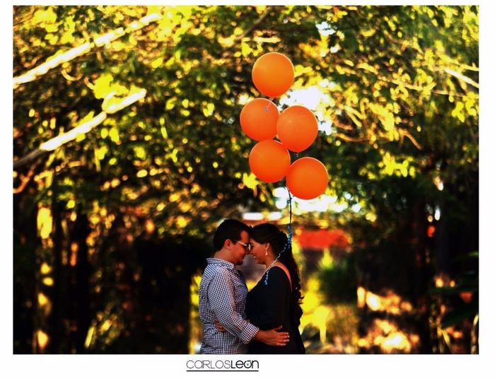 Novios y Globos