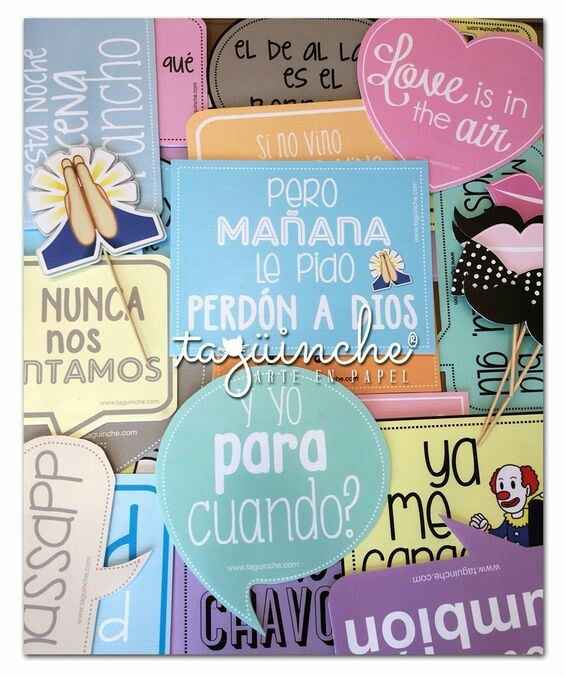 Letreros para fotos,  ayudaa!! - 1