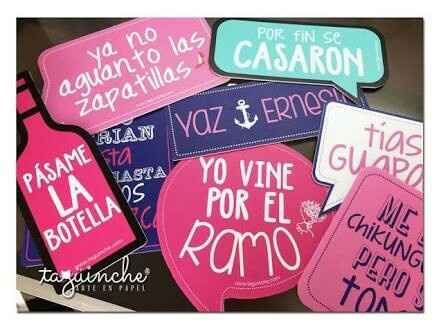 Letreros para fotos,  ayudaa!! - 3