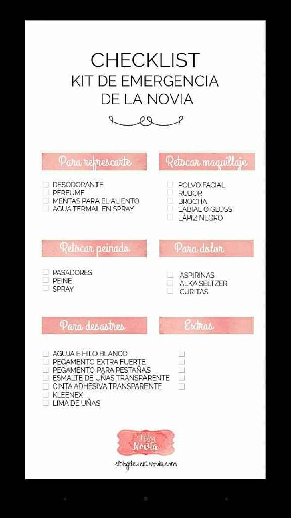 Lista para organizar - 1