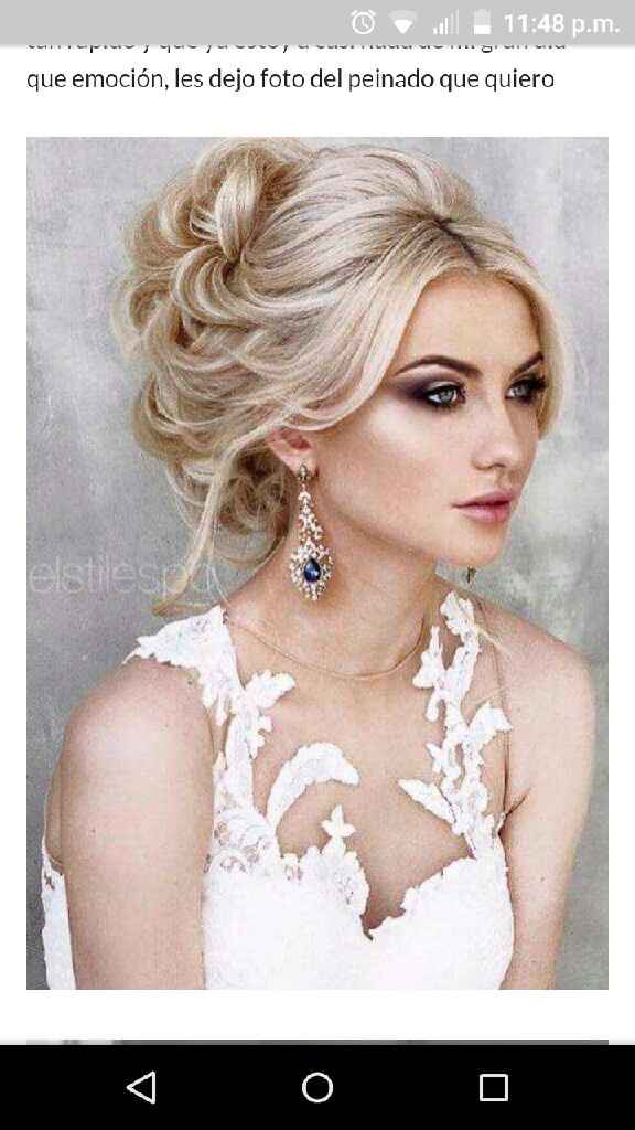 Peinados de novia con el cabello suelto - 1