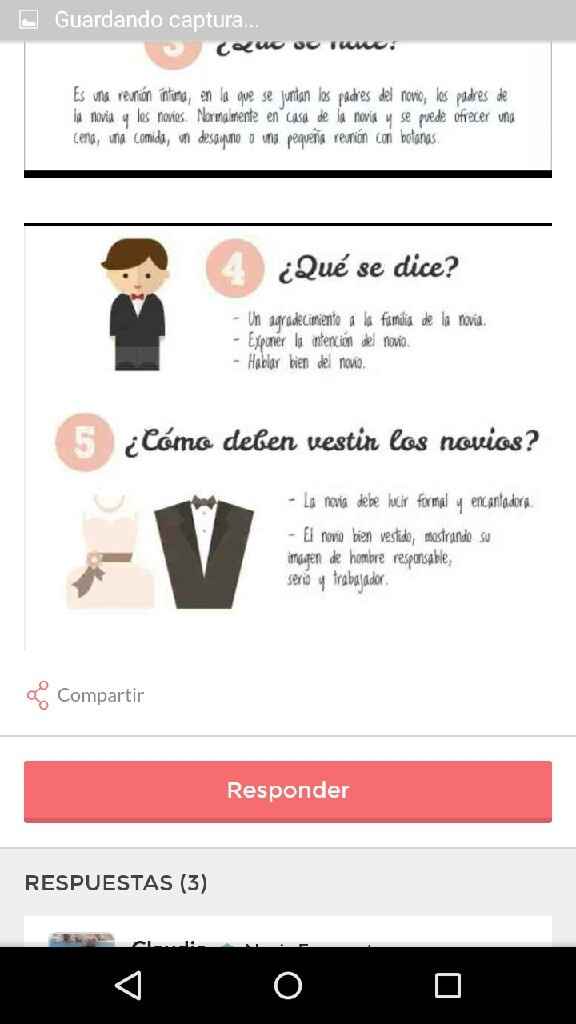 Pedida de mano... que hacer!? - 2