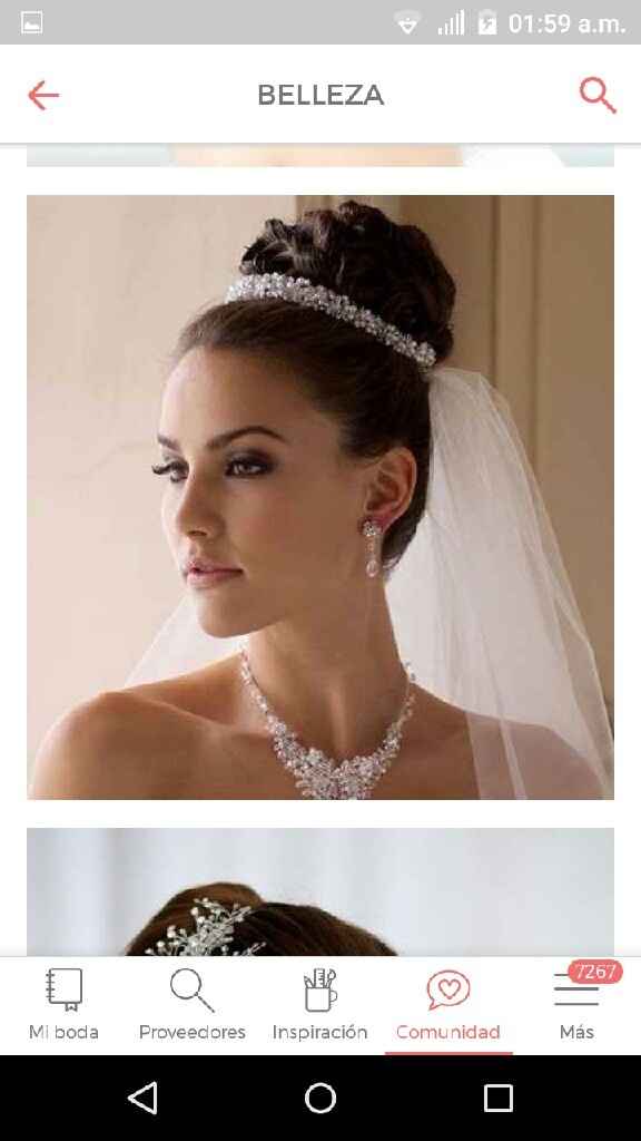 Maquillaje y peinado de novia - 1