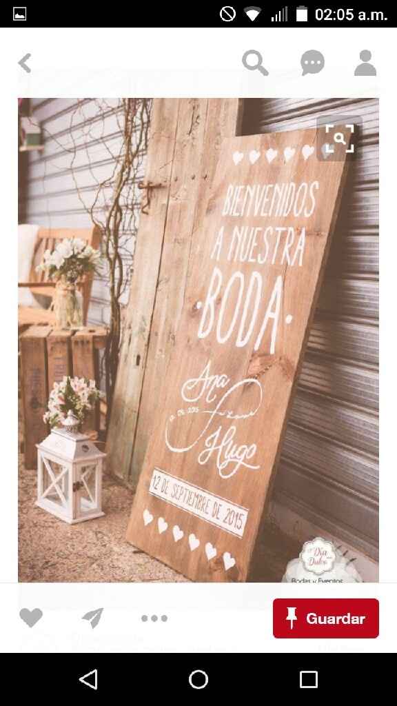 Letreros de boda - 1