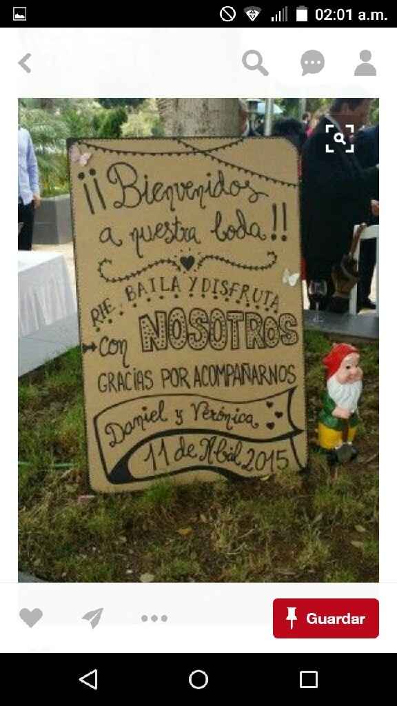 Letreros de boda - 2