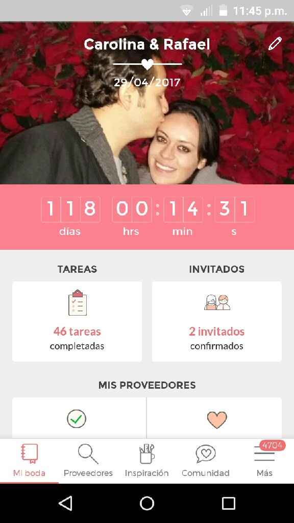 Iniciando 2017 y a 40. dias de la boda - 1