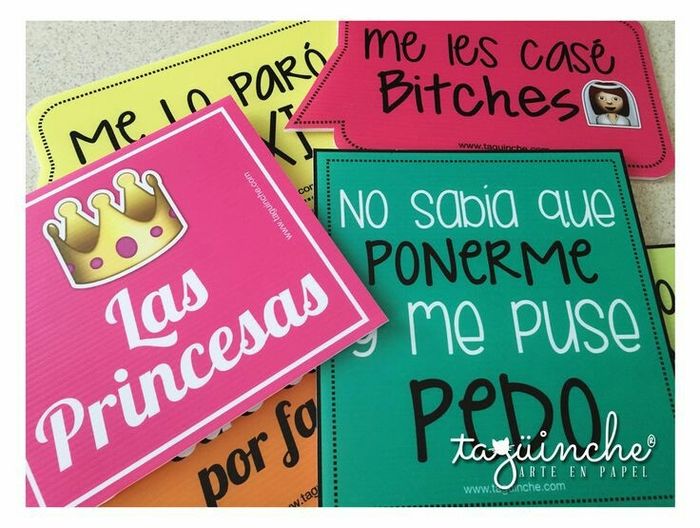 Letreros para fotos,  ayudaa!! - 2