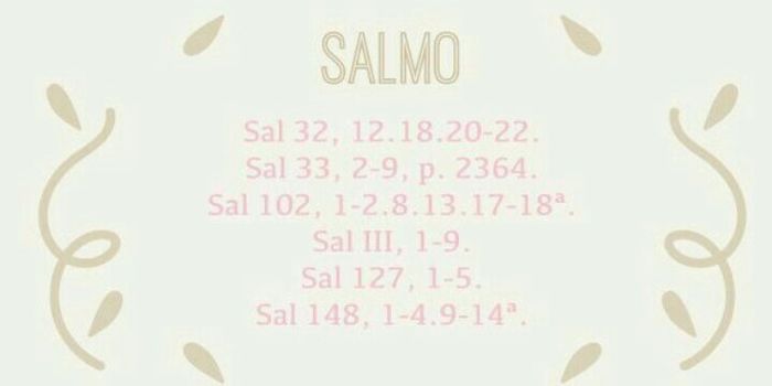 Lecturas biblicas - 3