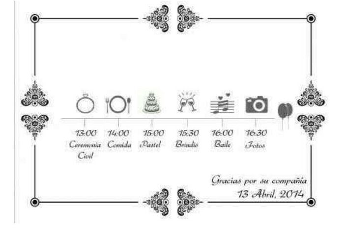 Programa para la recepción - 1