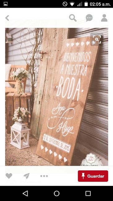 Letreros de boda - 1