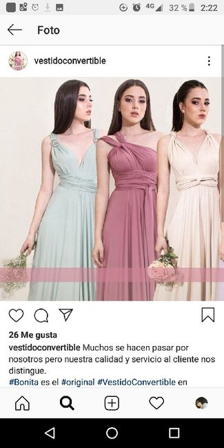 ¿Diferente o mismo diseño para las damas de honor? - 1