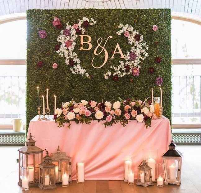 Mesa de novio como decorarla - 2