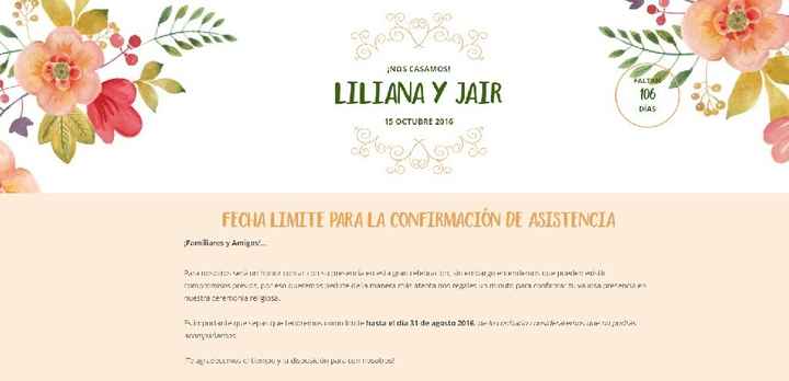 Novias que ya se casaron...¿cómo les fue con la asistencia de invitados? - 1