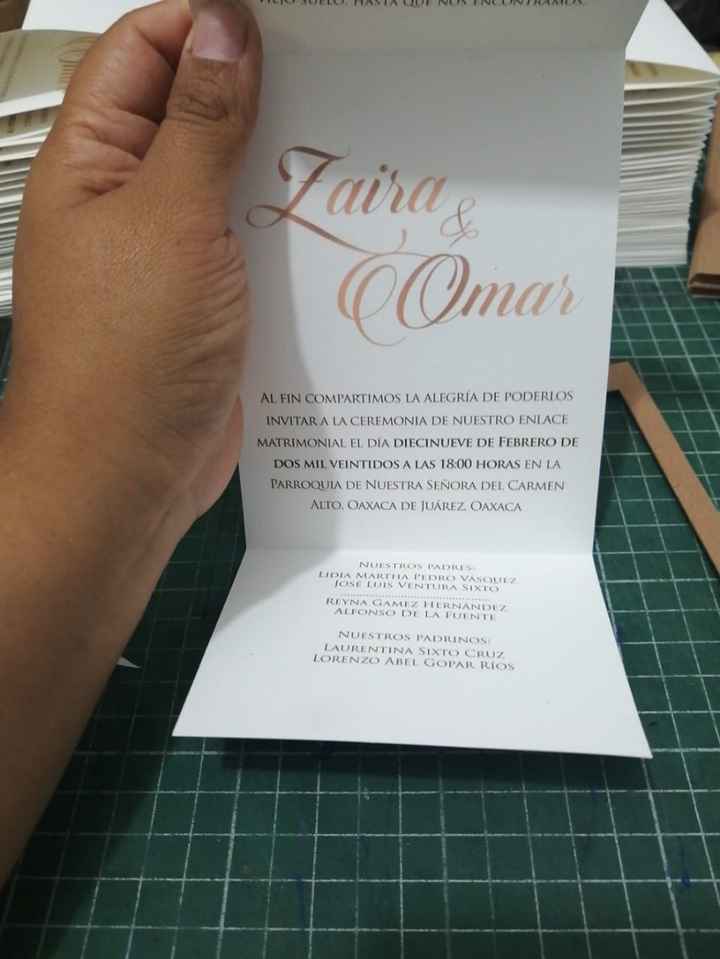 Mis invitaciones - 1