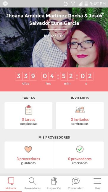 ¿Cuánto llevan juntos? 1