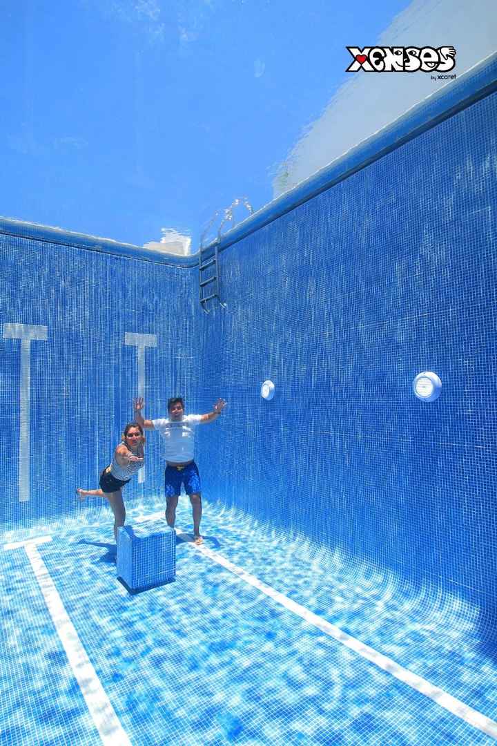 En el agua xD