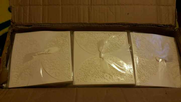 Llegaron mís invitaciones de aliexpress - 1