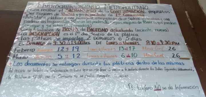 Confirmaciones Sagrario Metropolitano