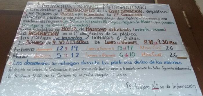 Confirmaciones Sagrario Metropolitano