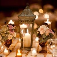 y un toque romántico en la recepción ya que es de noche y en diciembre 