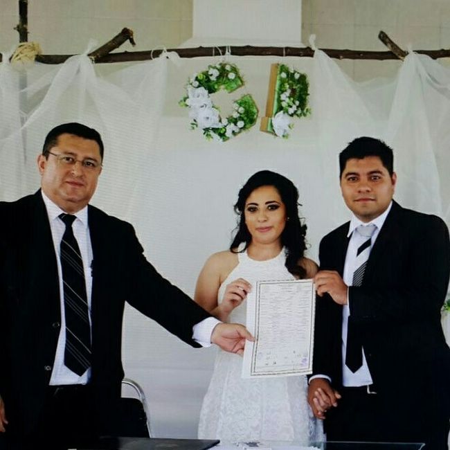 nuestra foto de casados 