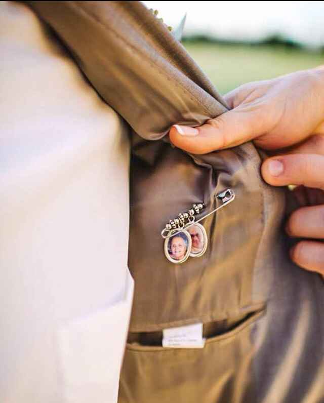 Ideas para recordar ausencias familiares en la boda - 6