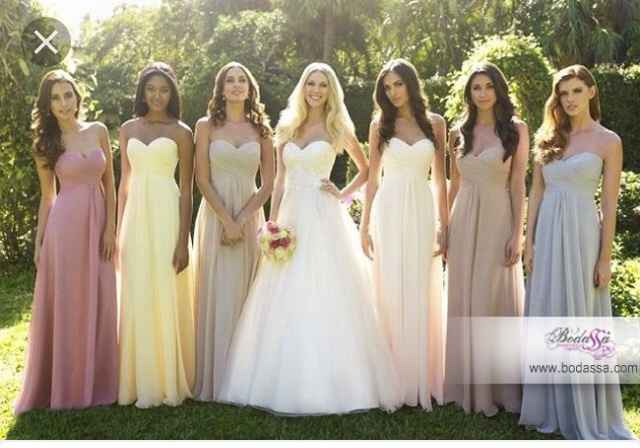 Que color serán los vestidos de tus damas????? - 10