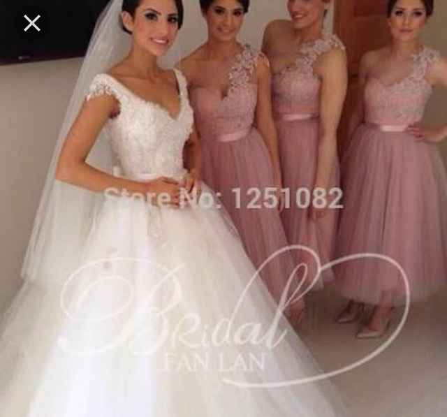 Que color serán los vestidos de tus damas????? - 14