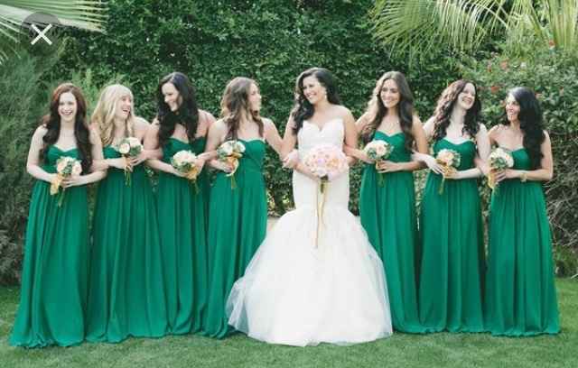 Que color serán los vestidos de tus damas????? - 19