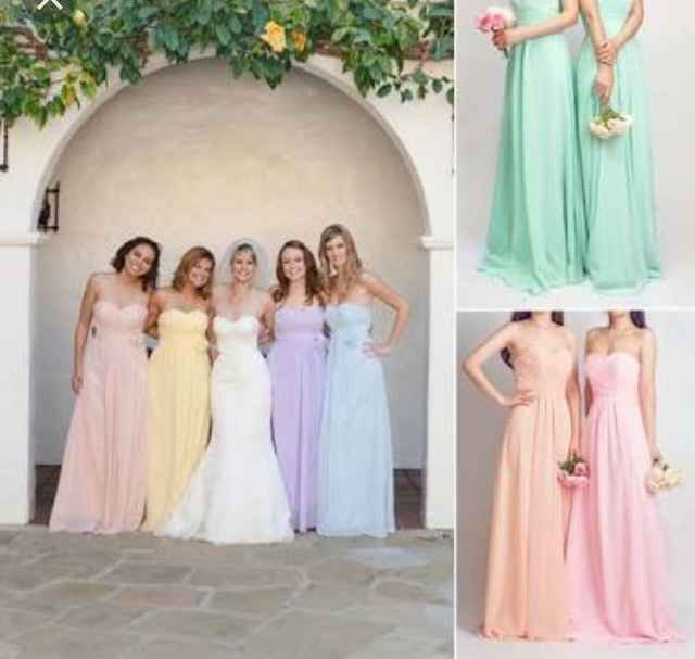Que color serán los vestidos de tus damas????? - 22