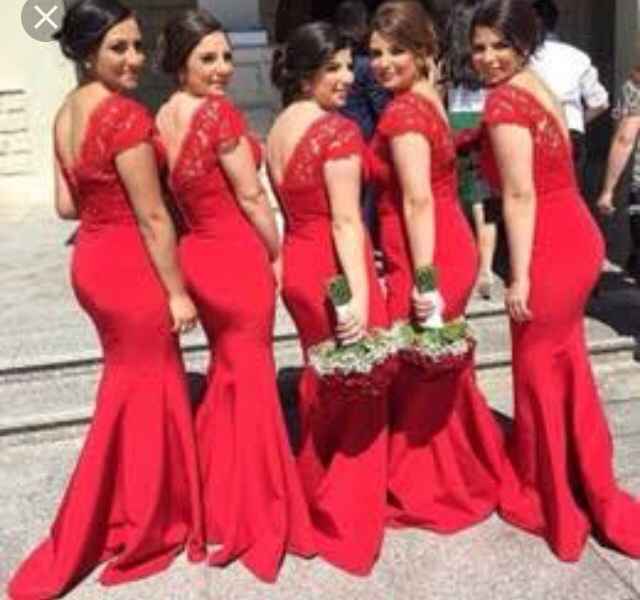 Que color serán los vestidos de tus damas????? - 26