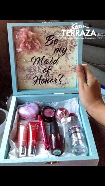 Ideas para pedirle a tu amigas que sean tus damas - 12