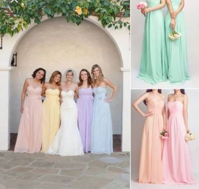Que color serán los vestidos de tus damas????? - 22
