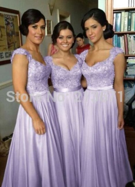 Que color serán los vestidos de tus damas????? - 27
