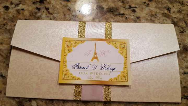 Llegaron mis invitaciones - 1