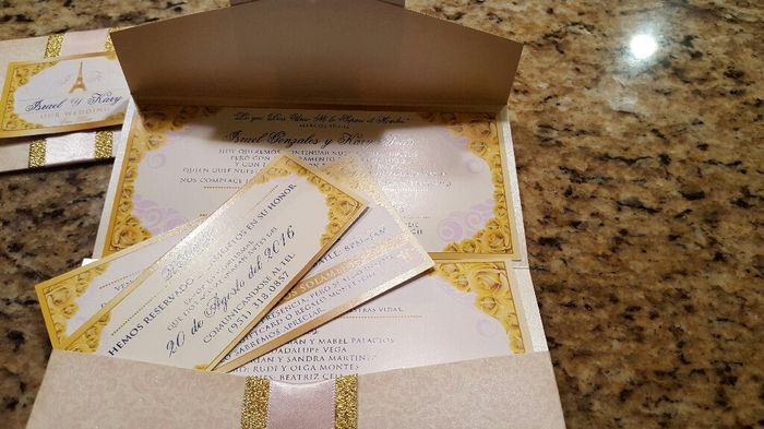 Llegaron mis invitaciones - 2