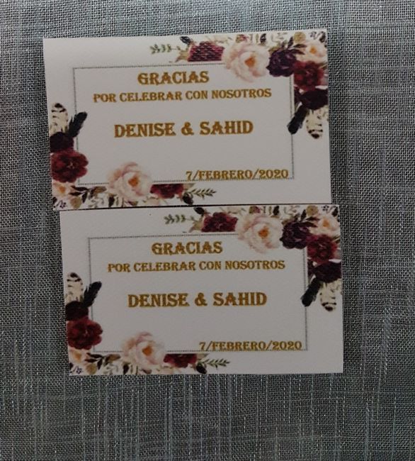 Tarjetas de agradecimiento - 2