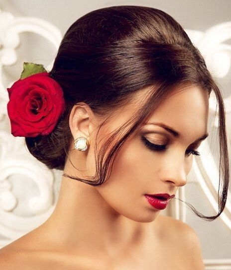  Tocado o diadema? Flores rojas!!! - 8