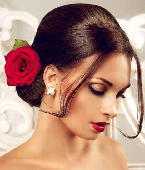  Tocado o diadema? Flores rojas!!! - 8