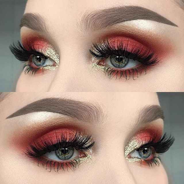  Maquillaje Ojos Tonos Rojizos - 1