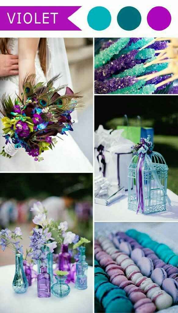Combinaciones de colores en lavanda y azul 😍 - 1